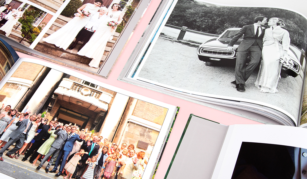 multiple wedding photo album layouts