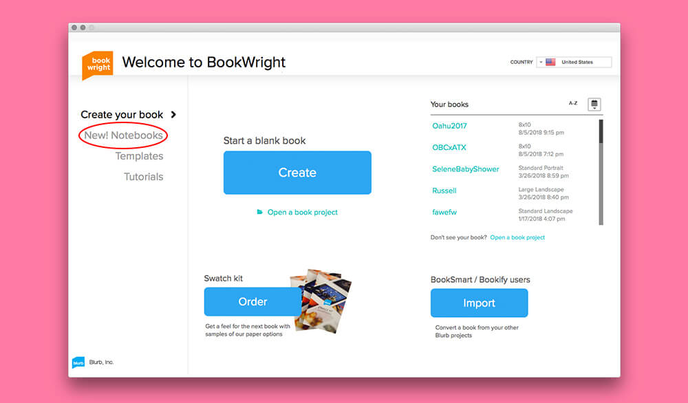 Step 1: Launch BookWright