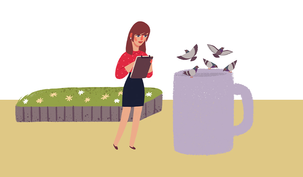 Write every day and know your audience