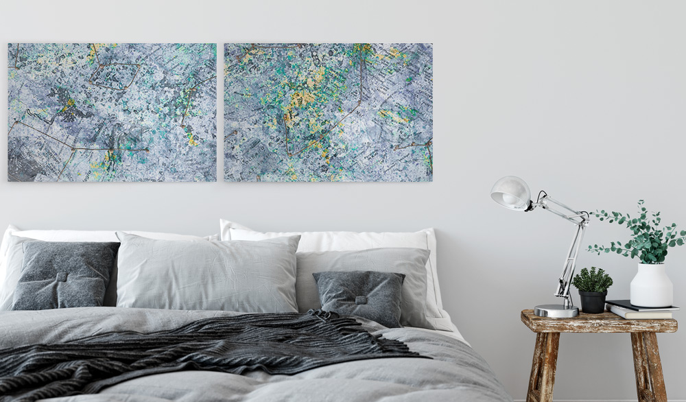 Bedroom Wall Décor Idea: Map Art