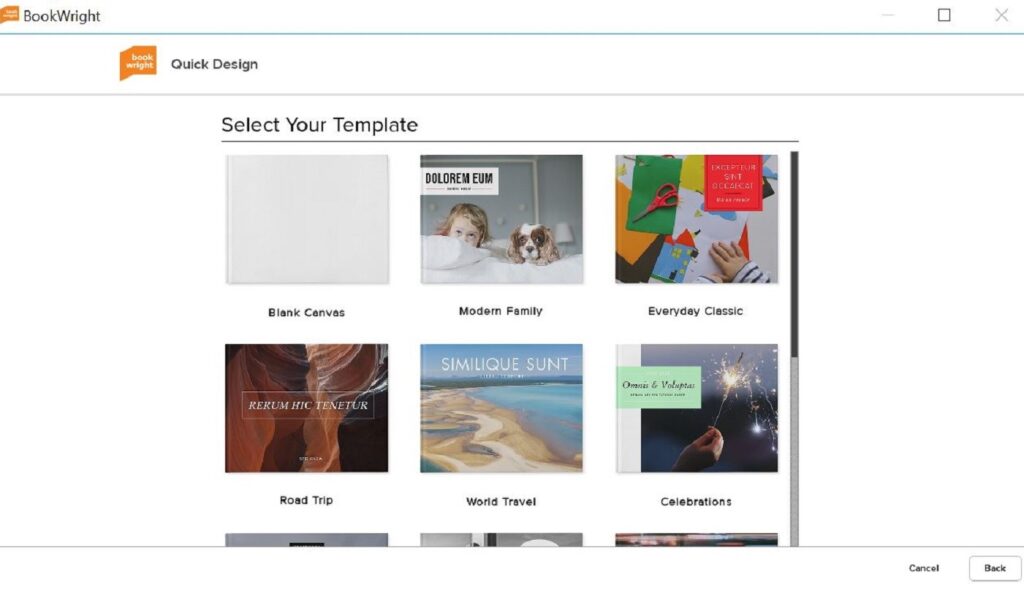 Step 1: Choose a Template