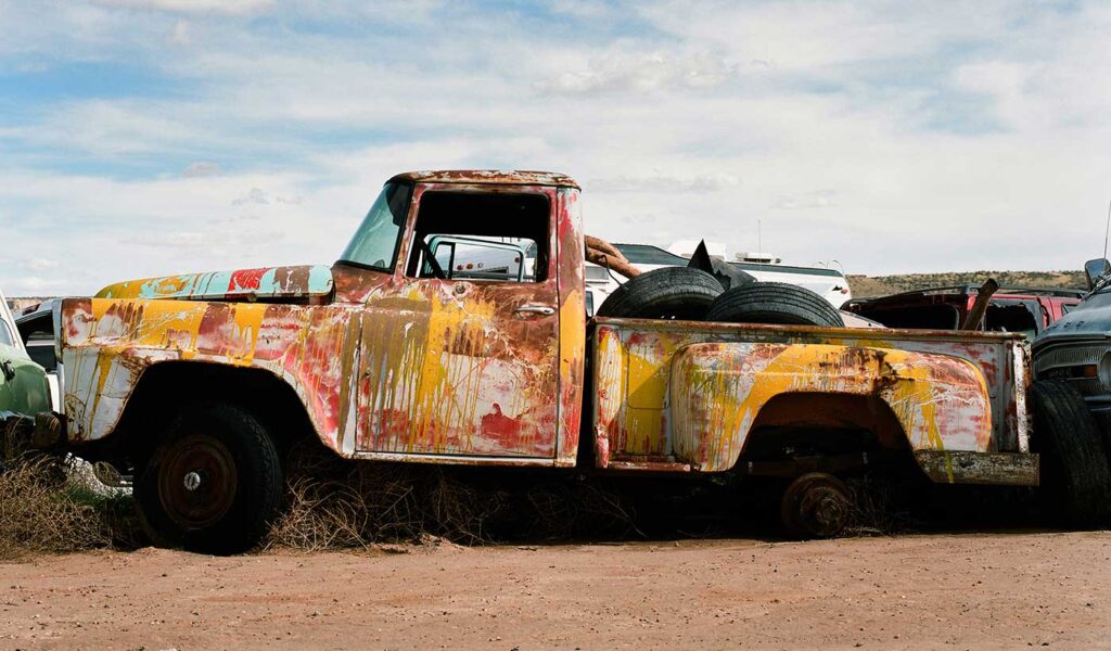 Photograph of Rusty Old Pickup Truck