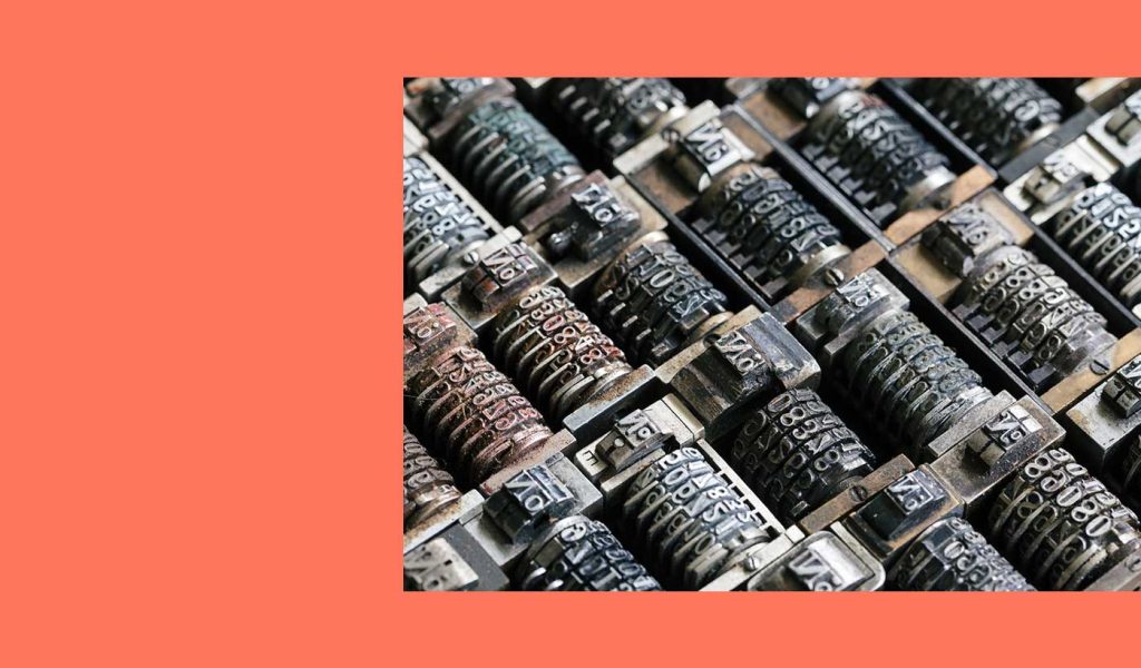 Moveable type print