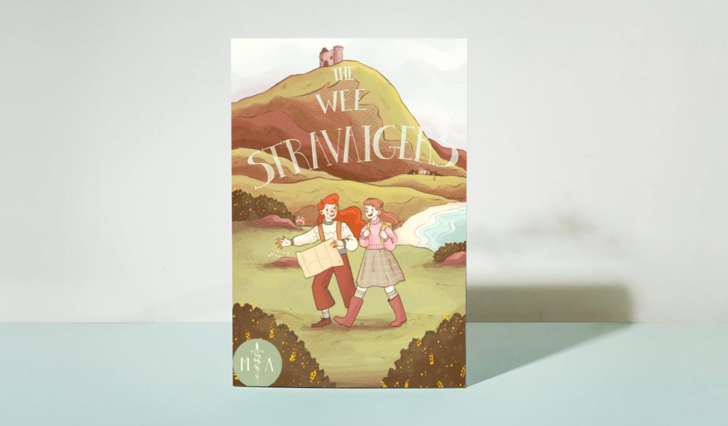 Cover of self-published book The Wee Stravaigers