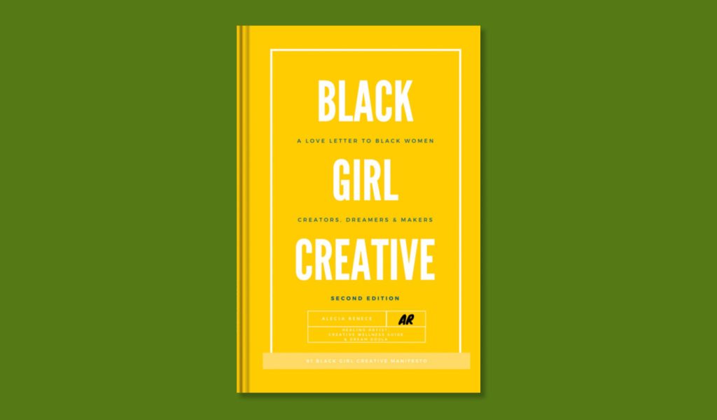 Alecia Renece's Black Girl Creative - Professional designed photo book cover featuring an authoritative font