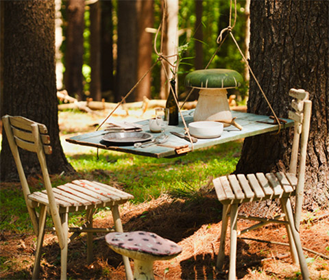 Food photography: A picnic outside 